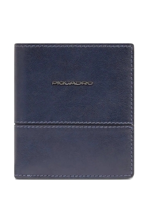 PIQUADRO stitched wallet - Blue