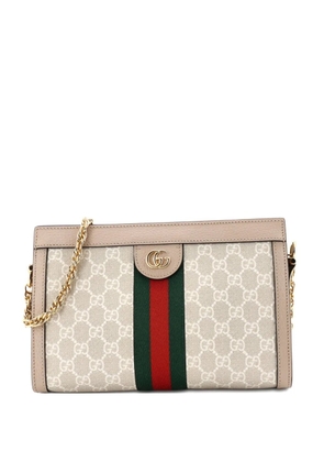 Gucci Pre-Owned Ophidia Chain Shoulder Bag GG Coated Canvas Small crossbody bag - Neutrals