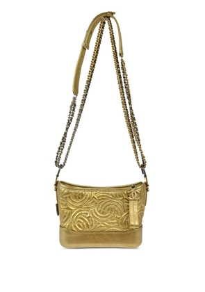 CHANEL Pre-Owned 2019 small Gabrielle shoulder bag - Gold