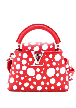 Louis Vuitton Pre-Owned Capucines Bag Yayoi Kusama Infinity Dots Taurillon Leather Mini crossbody bag - Red