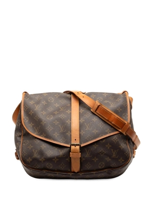 Louis Vuitton Pre-Owned 1988 Monogram Saumur 35 crossbody bag - Brown