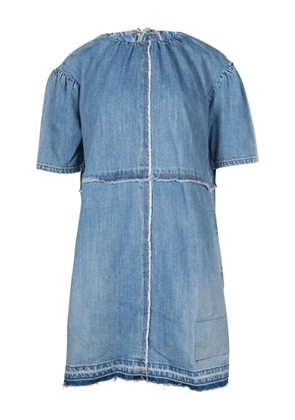 Marc Jacobs Vintage denim raw-edge dress - Blue
