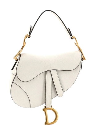 Christian Dior Pre-Owned Saddle Handbag Leather Mini shoulder bag - White