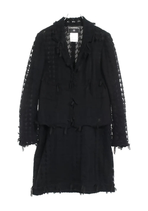 CHANEL Pre-Owned 1986-1988 single-breasted suit - Black