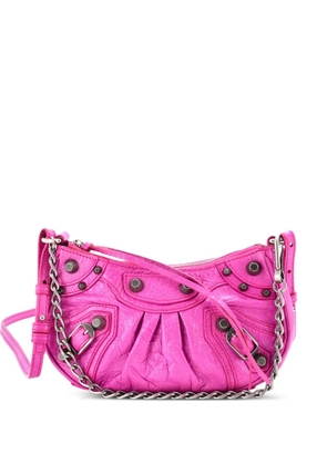 Balenciaga Pre-Owned Le Cagole Giant Studs Shoulder Bag Leather Mini crossbody bag - Pink