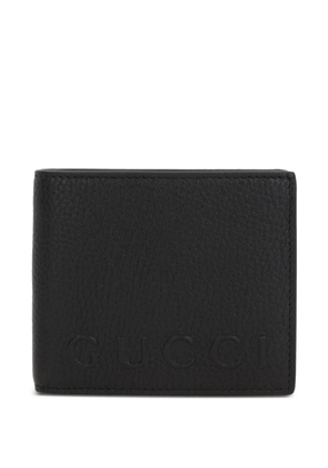 Gucci logo-embossed leather wallet - Black