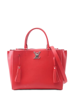 Louis Vuitton Pre-Owned 2017 tassel-detail logo tote bag - Red
