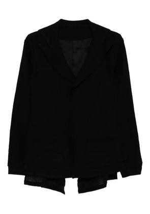 Limi Feu wool gauze layered blazer - Black