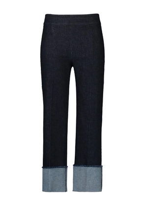Avenue Montaigne Bonnie cuffed-hem jeans - Blue