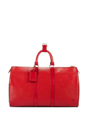 Louis Vuitton Pre-Owned Keepall èpi-leather tote bag - Red