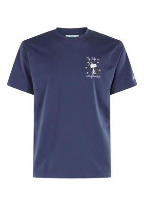 MC2 Saint Barth x Peanuts Arnott embroidered T-shirt - Blue
