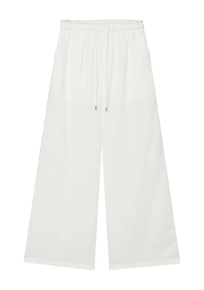 tout a coup elasticated wide-leg trousers - White