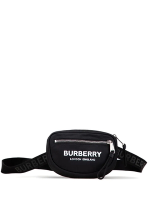 Burberry Pre-Owned 2018-2025 Nylon Logo Cannon belt bag - Black