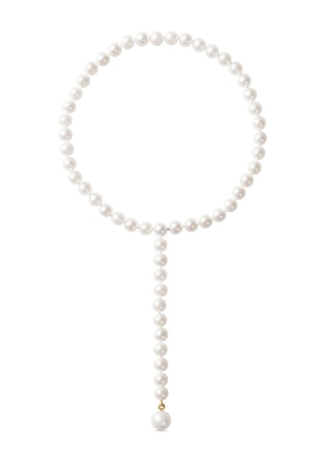 Sophie Bille Brahe 14kt recycled yellow gold La Belle freshwater pearl necklace