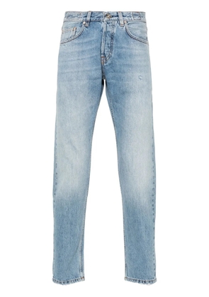 Eleventy distressed tapered-leg jeans - Blue