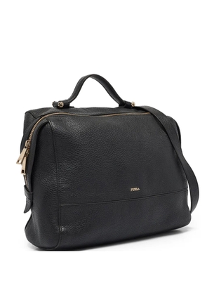 Furla pebble-leather satchel bag - Black