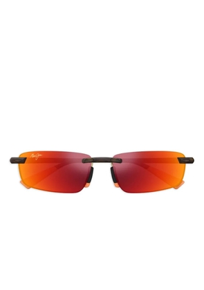 Maui Jim Ilikou rectangle-frame sunglasses - Red