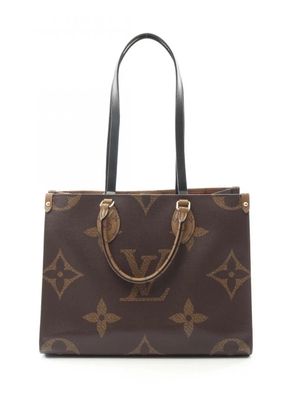 Louis Vuitton Pre-Owned 2021-2025 Monogram Giant OnTheGo MM satchel - Brown