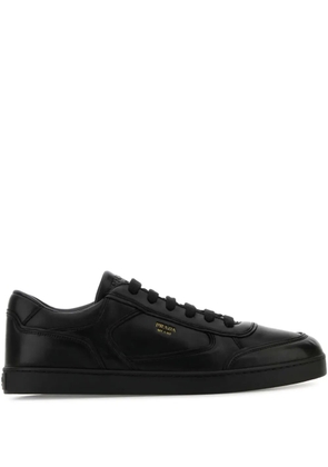 Prada leather sneakers - Black