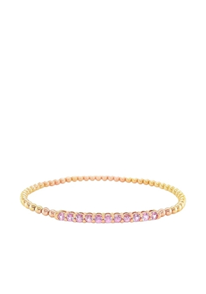 Lisa Nik 18K rose gold sapphire bracelet - Pink