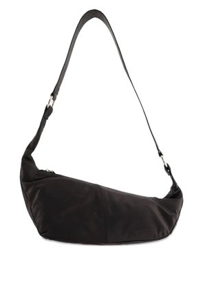 Paloma Wool mini Dry leather shoulder bag - Black