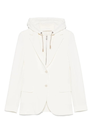 Eleventy hooded blazer - White