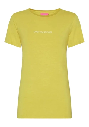 One Teaspoon logo round-neck T-shirt - Yellow