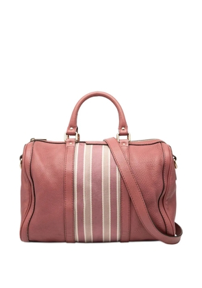 Gucci Pre-Owned 2000-2015 Calfskin Web Joy Boston Bag satchel - Pink