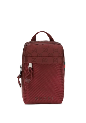 Gucci small GG nylon cross-body bag - Red