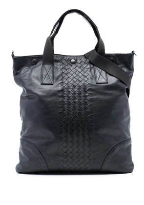 Bottega Veneta Pre-Owned 2012-2025 Intrecciato Trimmed Nappa Convertible Tote satchel - Black