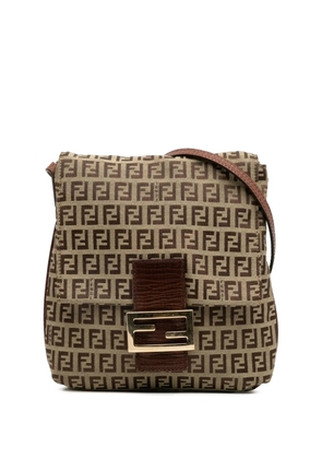 Fendi Pre-Owned 2000-2010 Zucchino Canvas crossbody bag - Brown