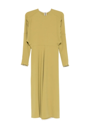 Victoria Beckham Dolman long-sleeve midi dress - Green