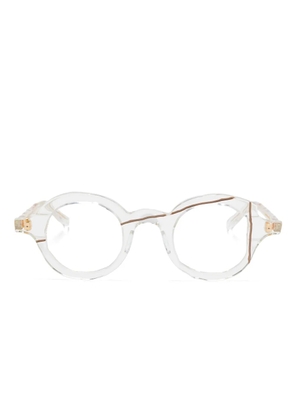 Masahiro Maruyama round-frame glasses - White