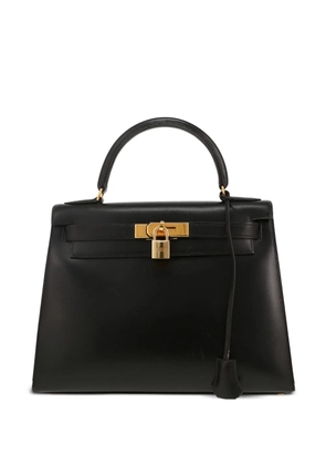 Hermès Pre-Owned 1971 Kelly 28 leather handbag - Black