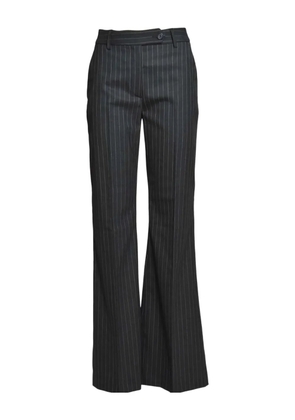 True Royal pinstripe flared trousers - Grey