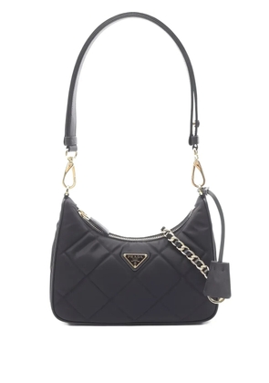 Prada Pre-Owned 2020s quilted shoulder bag - Black