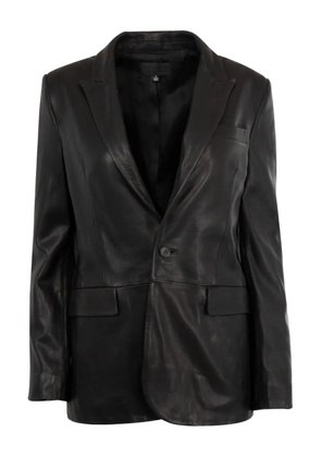 Nili Lotan Belmonde tailored leather jacket - Black