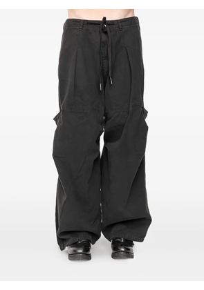 Andrea Ya'aqov cargo wide-leg trousers - Black
