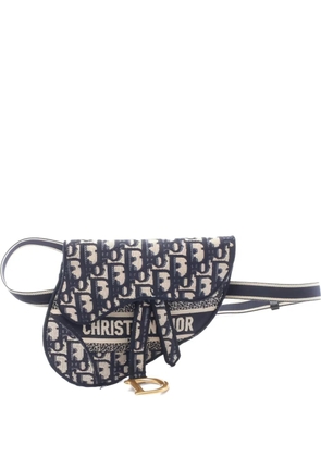 Christian Dior Pre-Owned 2010s Saddle belt bag - Blue