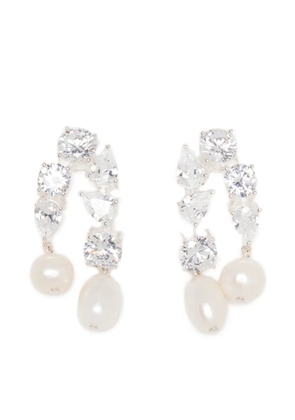 Completedworks Cascading pearl earrings - Silver