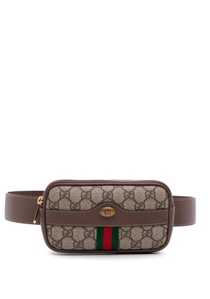 Gucci Pre-Owned 2016-2025 GG Supreme Web Ophidia belt bag - Brown