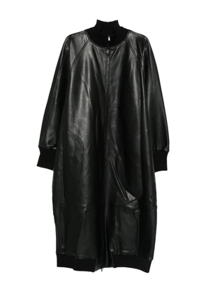 Norma Kamali zip-up oversized jacket - Black