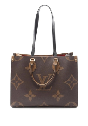 Louis Vuitton Pre-Owned 2021 Monogram Giant OnTheGo MM satchel - Brown