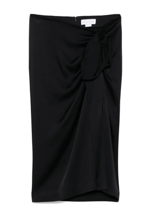 Stella McCartney gathered midi skirt - Black