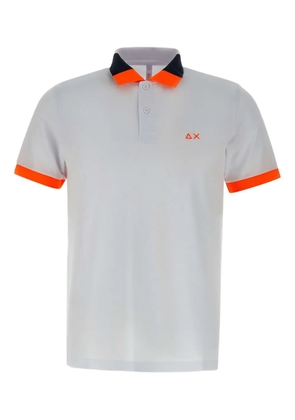 Sun68 colour-block polo shirt - Grey