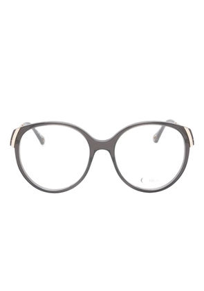 Chloé Eyewear round frame glasses - Grey