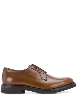 Brunello Cucinelli Cordovan derby shoes - Brown