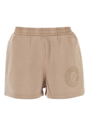 FENDI cotton shorts - Brown