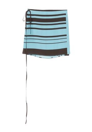 SIR. Rioja wrap mini skirt - Blue
