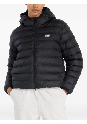 New Balance Sport Essentials hooded puffer jacket - Black